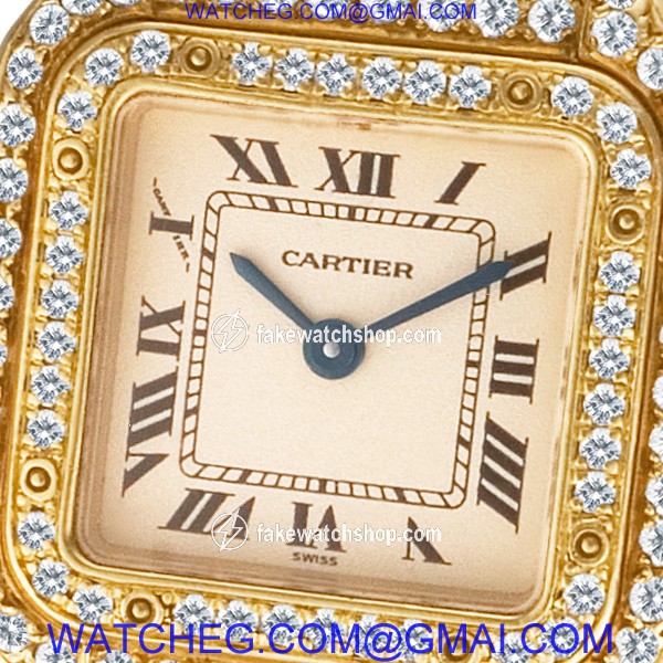 Cartier 128000 M Panthere Quartz Female 18k yellow gold 2