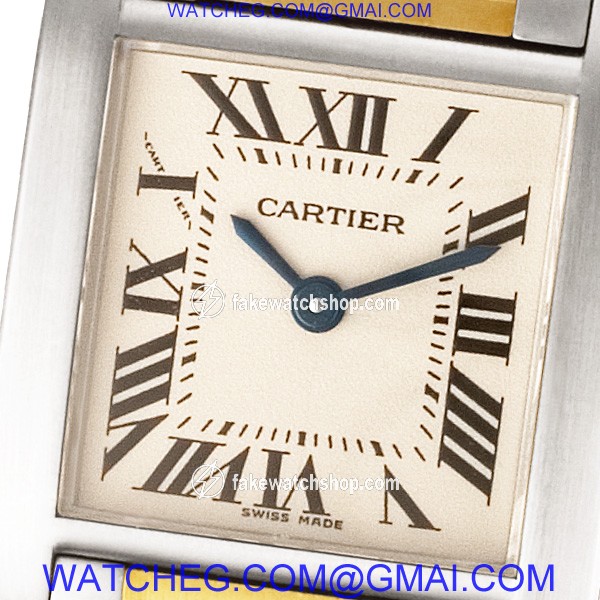 Cartier W51007Q4 Tank Francaise Quartz Female Stainless Steel 2