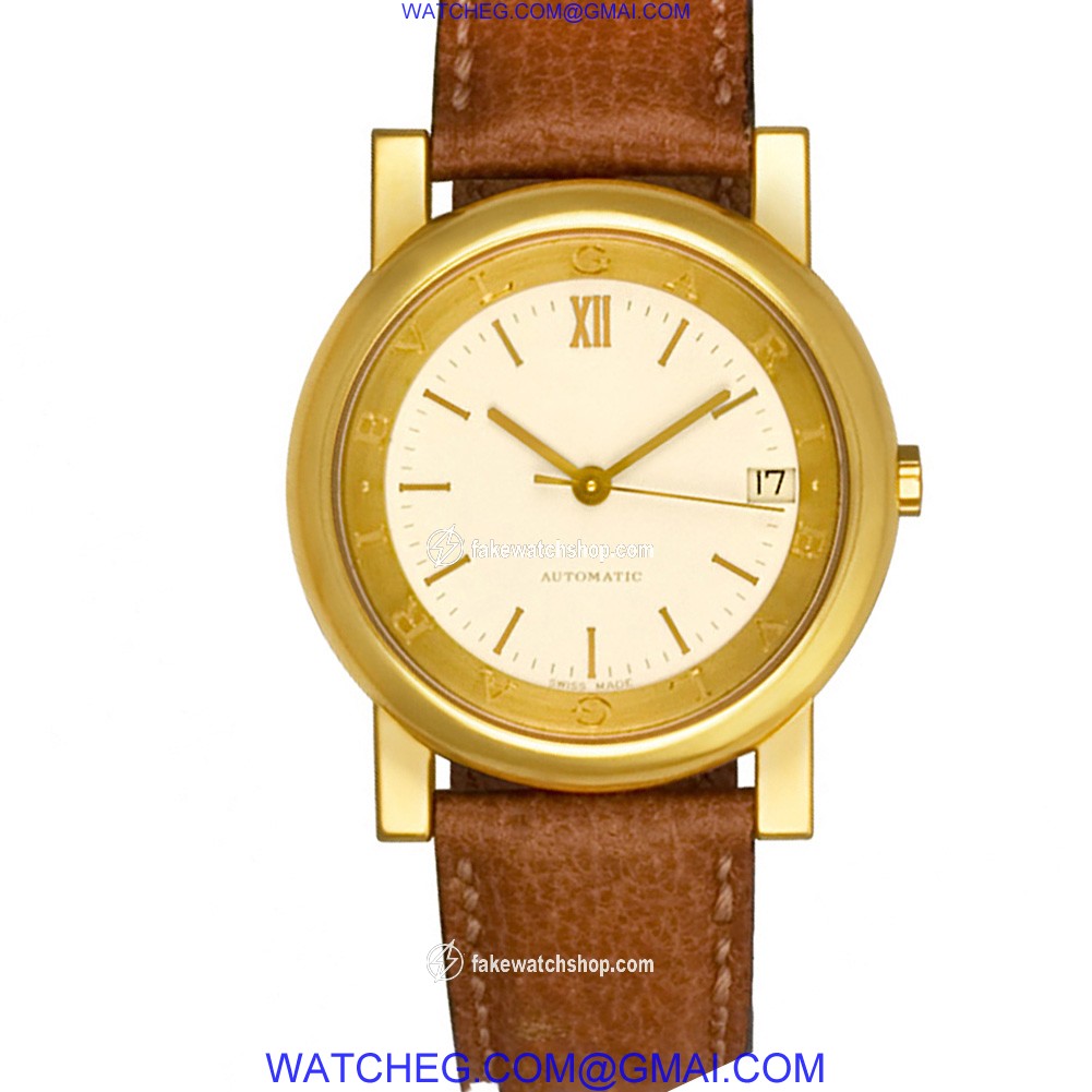 Bvlgari At 35 GLD  Automatic Male 18k yellow gold 2