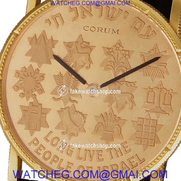 Corum Corum 2939 gold coin Manual Male 18k yellow gold 2