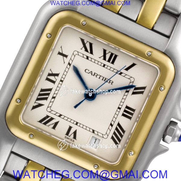 Cartier W25028B Panthere Quartz Male Stainless Steel 2