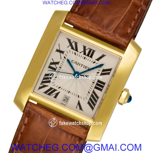 Cartier W5000156 Tank Francaise Automatic Male 18k yellow gold 2