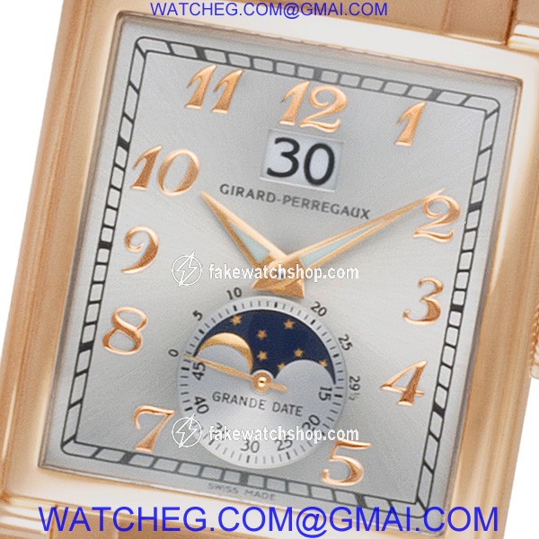 Girard Perregaux 2580 Vintage 1945 Automatic Male 18k Pink Gold 2