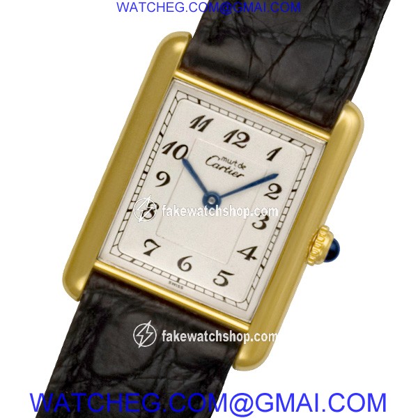 Cartier 22759 Tank Quartz Unisex Vermeil 2