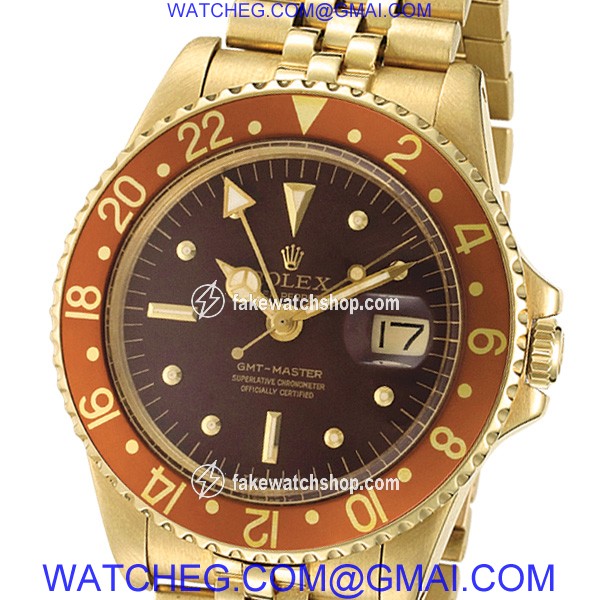 Rolex 1675 GMT-Master Automatic Male 18k yellow gold 2