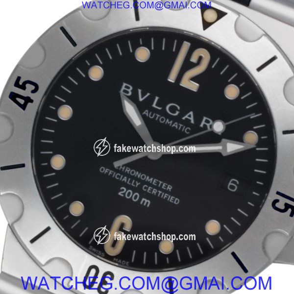 Bvlgari SD 38 S Scuba Automatic Male Stainless Steel 2