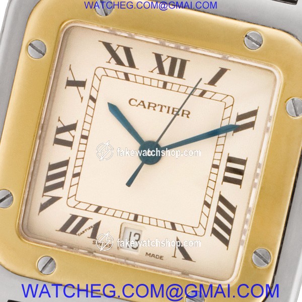 Cartier W20011C4 Santos Quartz Male Stainless Steel 2