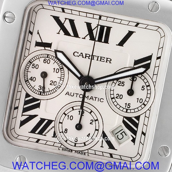 Cartier W2090X8 Santos 100 Automatic Male Stainless Steel 2