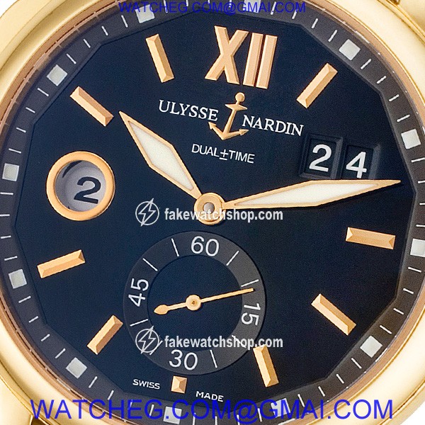 Ulysse Nardin 246-55 GMT-Master II Automatic Male 18k yellow gold 2