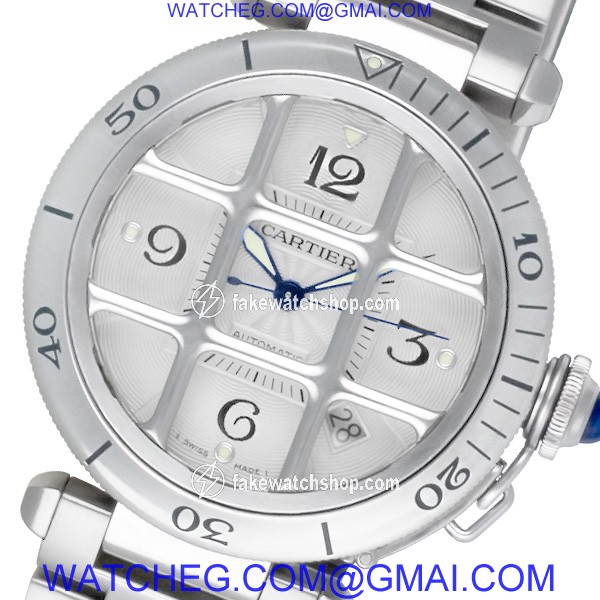 Cartier W31017H3 Pasha Automatic Male Stainless Steel 2