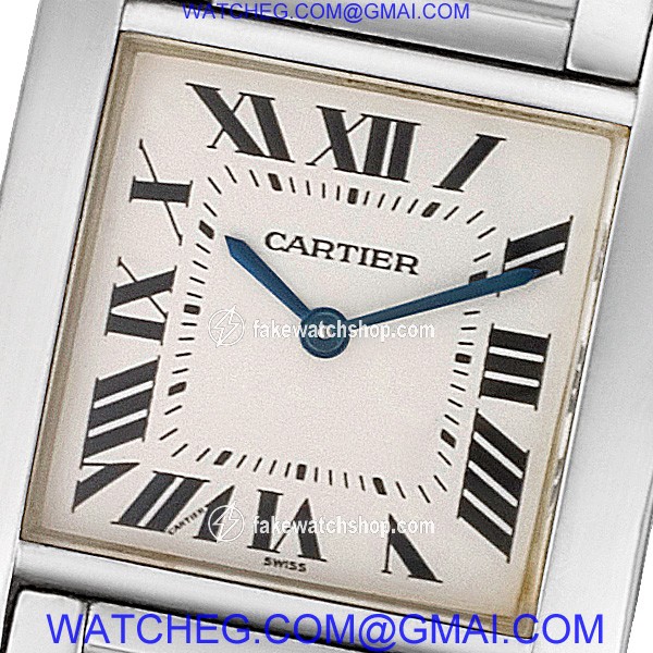 Cartier W51011Q3 Tank Francaise Quartz Unisex Stainless Steel 2