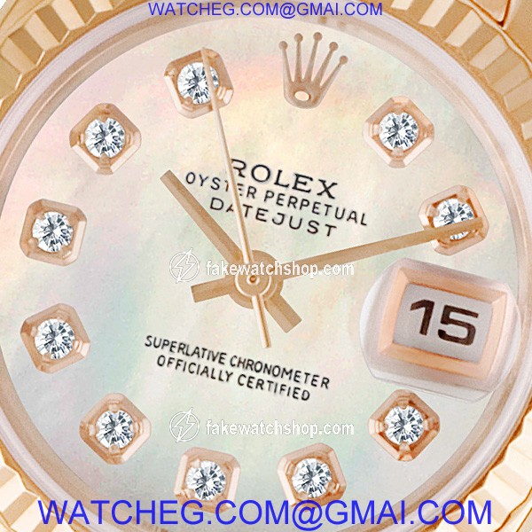 Rolex 179175 Datejust Automatic Female 18k rose gold 2
