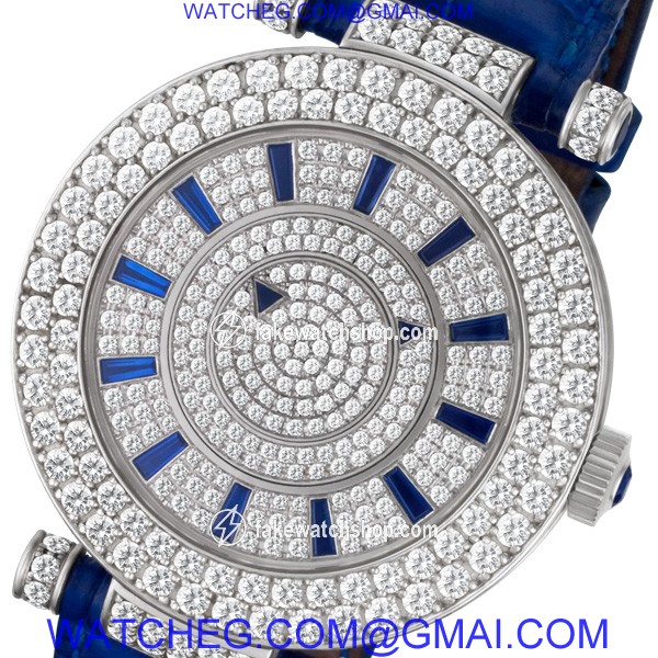 Franck Muller cd42 Double mystery Automatic Unisex 18k White Gold 2