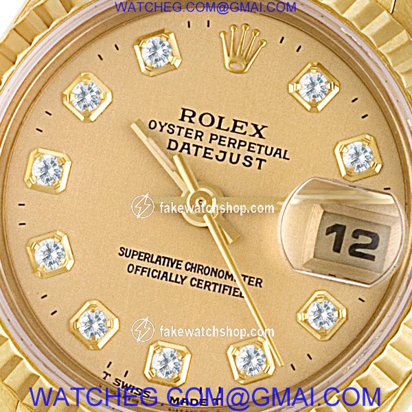 Rolex 69178 Datejust Automatic Female 18k yellow gold 2