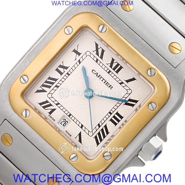 Cartier W20011C4 Santos Quartz Male Stainless Steel 2