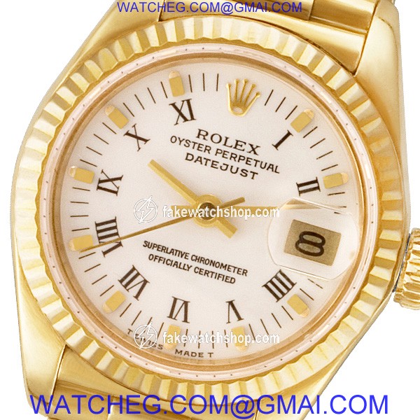 Rolex 6917 Datejust Automatic Female 18k yellow gold 2