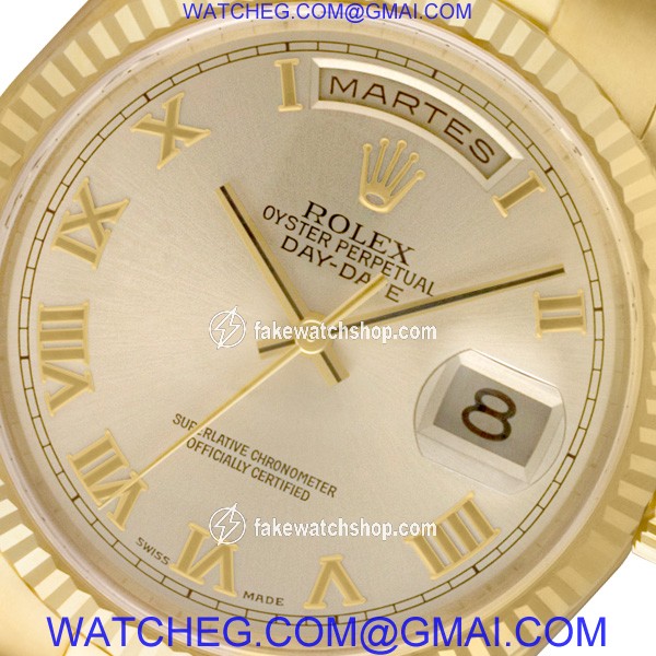 Rolex 118238 Day-Date Automatic Male 18k yellow gold 2