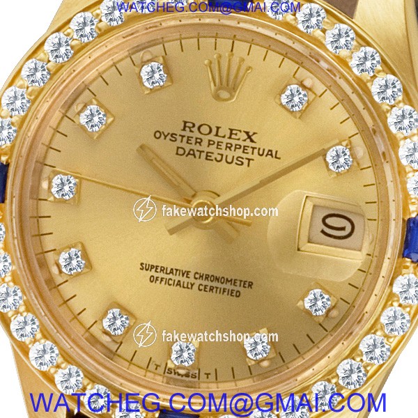 Rolex 6917 Datejust Automatic Female 18k yellow gold 2