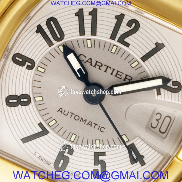 Cartier W62005V2 Roadster Automatic Male 18k yellow gold 2