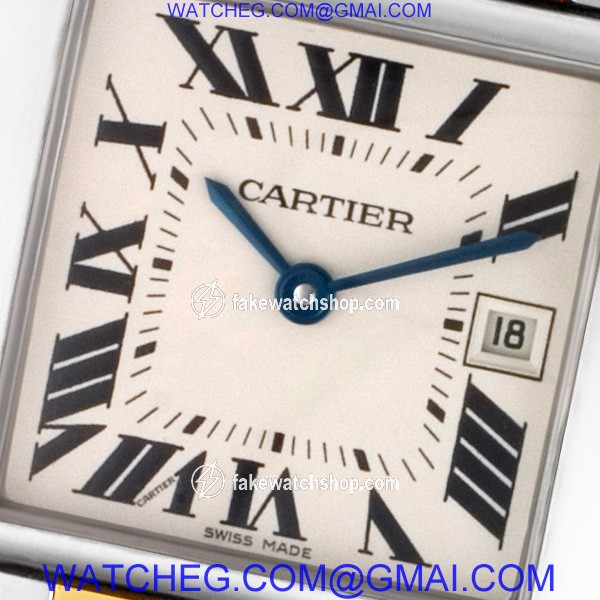 Cartier W51012Q4 Tank Francaise Quartz Unisex Stainless Steel 2