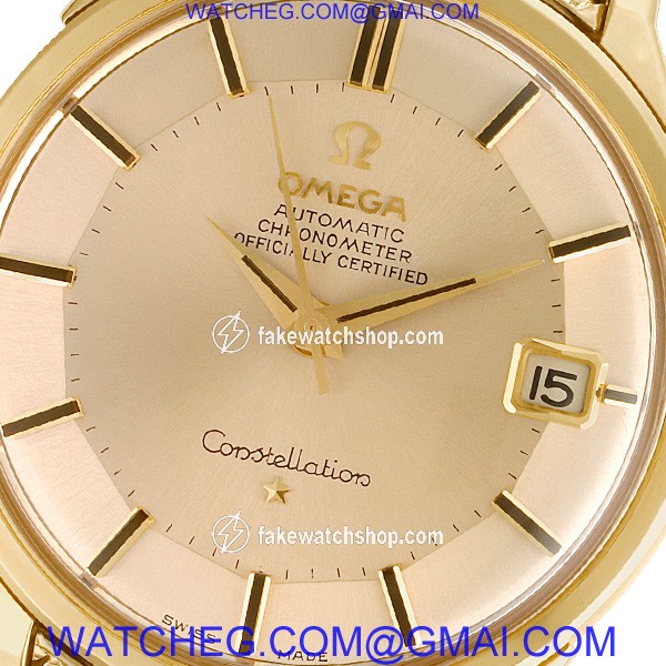 Omega 168005/6 sc Constellation Automatic Male 18k yellow gold 2