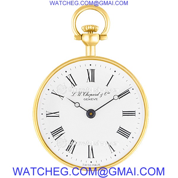 Chopard 3005 pocket watch Manual Unisex 18k yellow gold 2