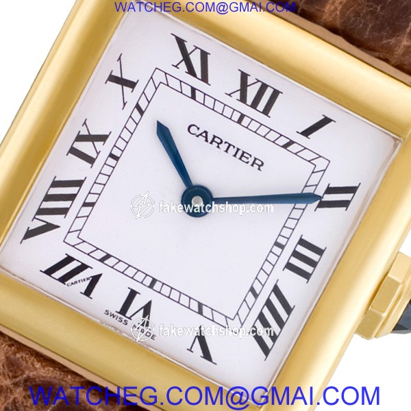 Cartier w1529856 Tank Manual Female 18k yellow gold 2