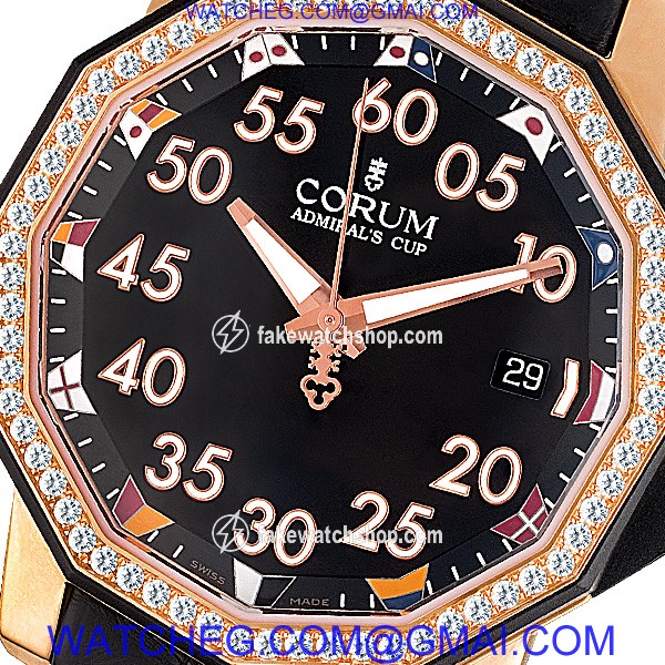 Corum 01.0036 Admirals Cup Automatic Unisex 18k rose gold 2