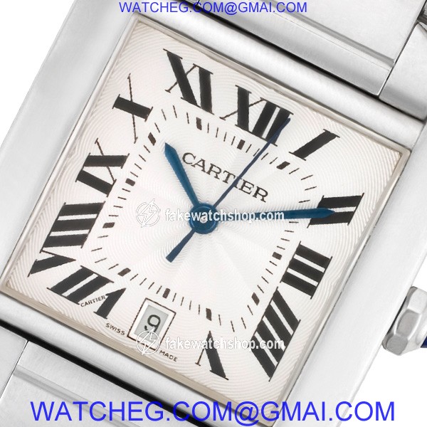 Cartier w51002Q3 Tank Francaise Automatic Male Stainless Steel 2