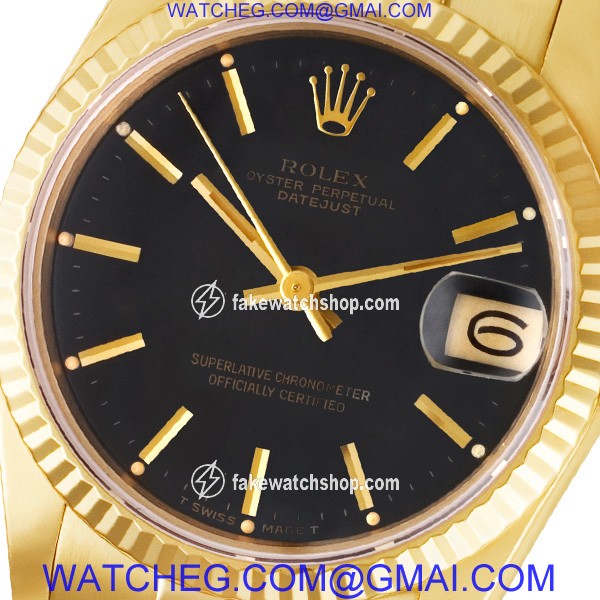 Rolex 68278 Datejust Automatic Unisex 18k yellow gold 2