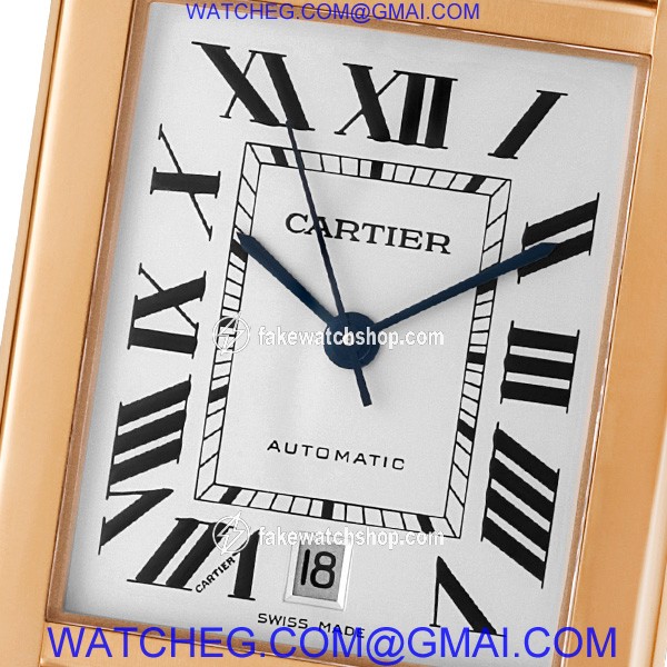 Cartier w5200026 Tank Solo Automatic Male 18k rose gold 2