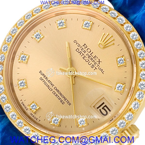 Rolex 6827 Datejust Automatic Unisex 18k yellow gold 2