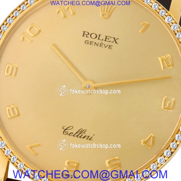 Rolex 5114 Cellini Quartz Male 18k yellow gold 2
