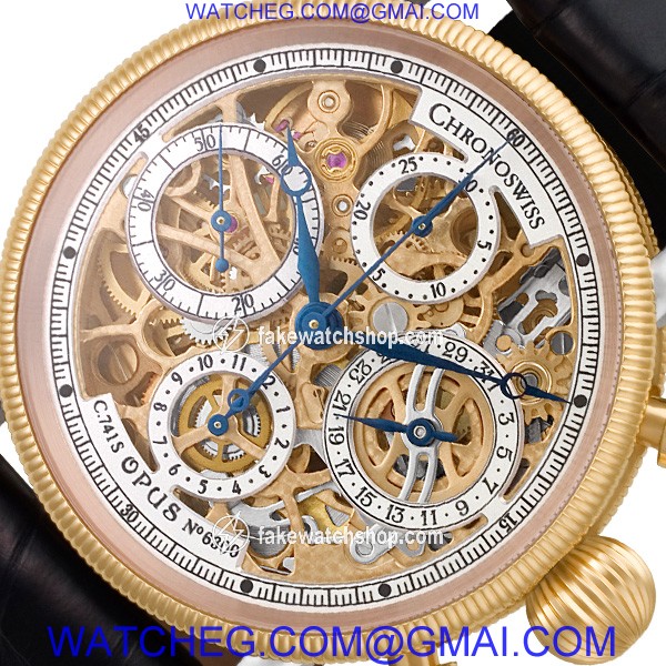 Chronoswiss CH7522R Opus Automatic Male 18k Pink Gold & Stainless Steel 2