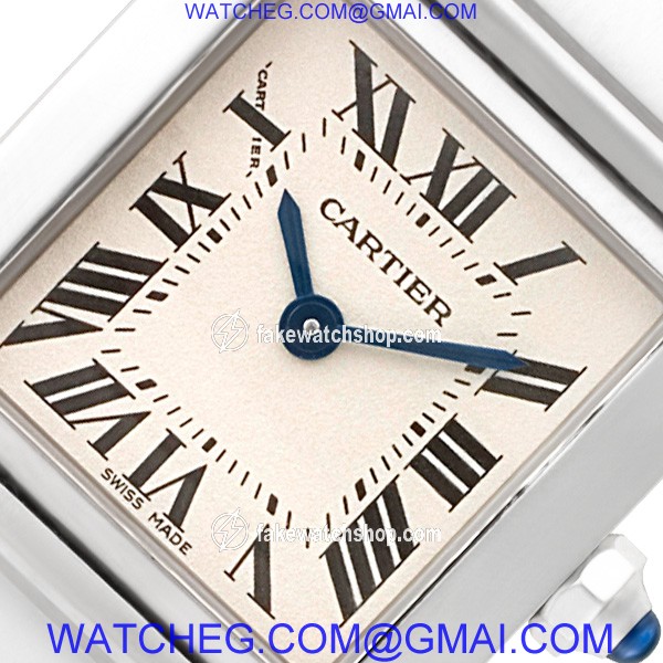 Cartier W51008Q3 Tank Francaise Quartz Female Stainless Steel 2