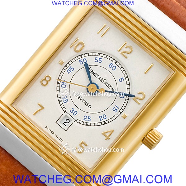 Jaeger LeCoultre 250.5.11 Reverso Quartz Male 18k gold & Stainless Steel 2