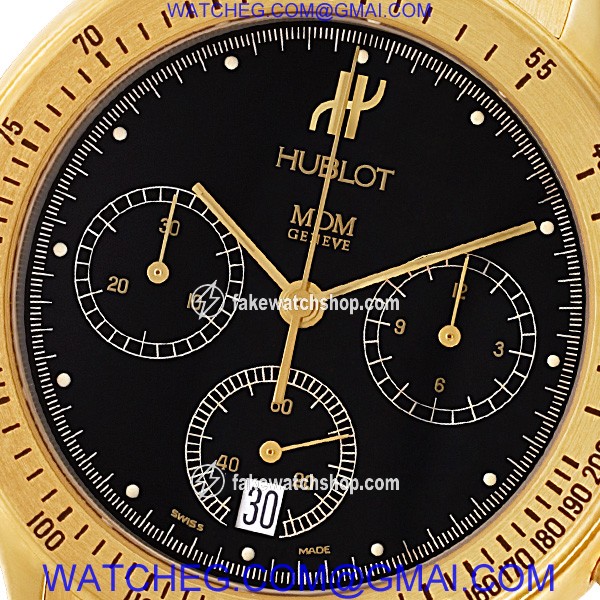 Hublot 1621.3 M D M Quartz Male 18k yellow gold 2