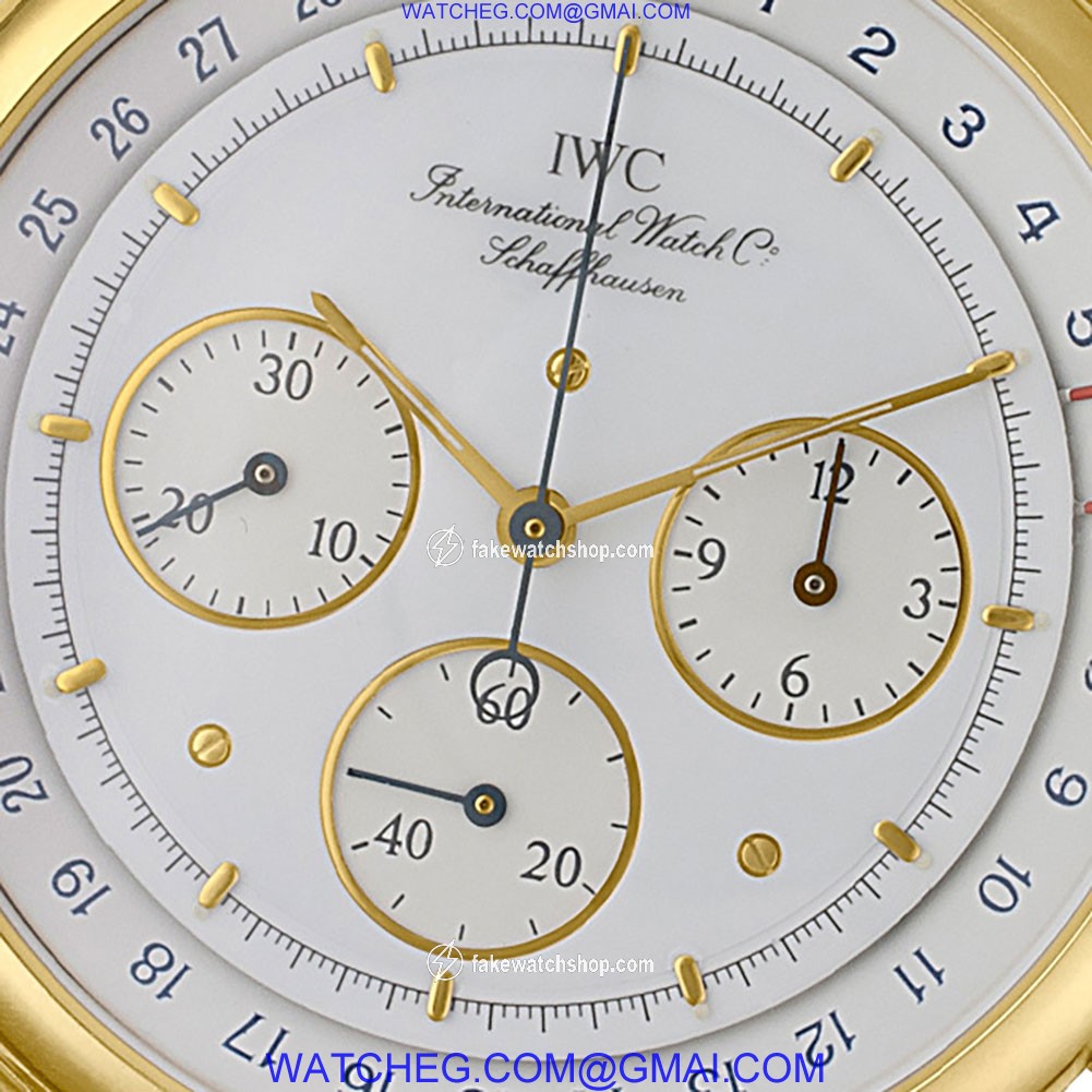 IWC IWC 3632 Chronograph Quartz Male 18k yellow gold 2