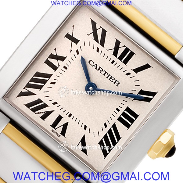 Cartier W51012Q4 Tank Francaise Quartz Unisex Stainless Steel 2