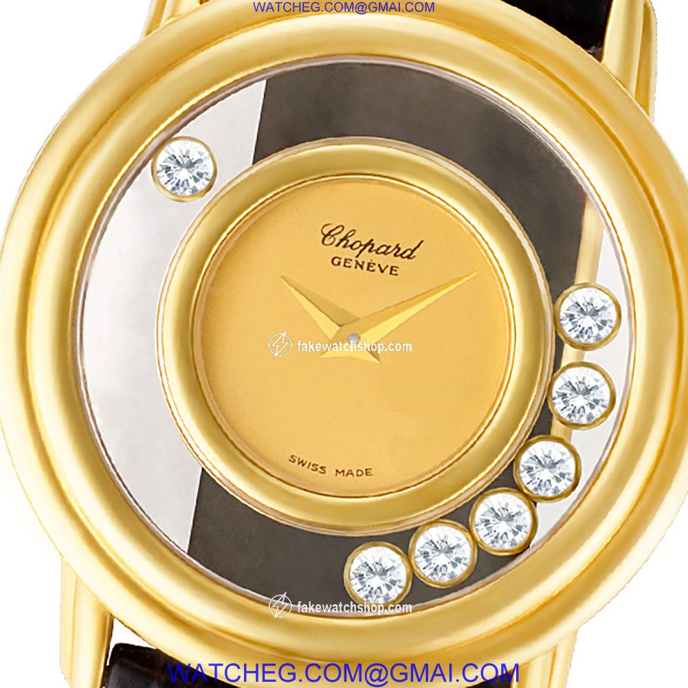 Chopard 21/2914 Happy Diamond Quartz Unisex 18k yellow gold 2