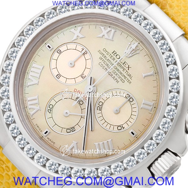 Rolex 116519 Daytona Automatic Male 18k White Gold 2