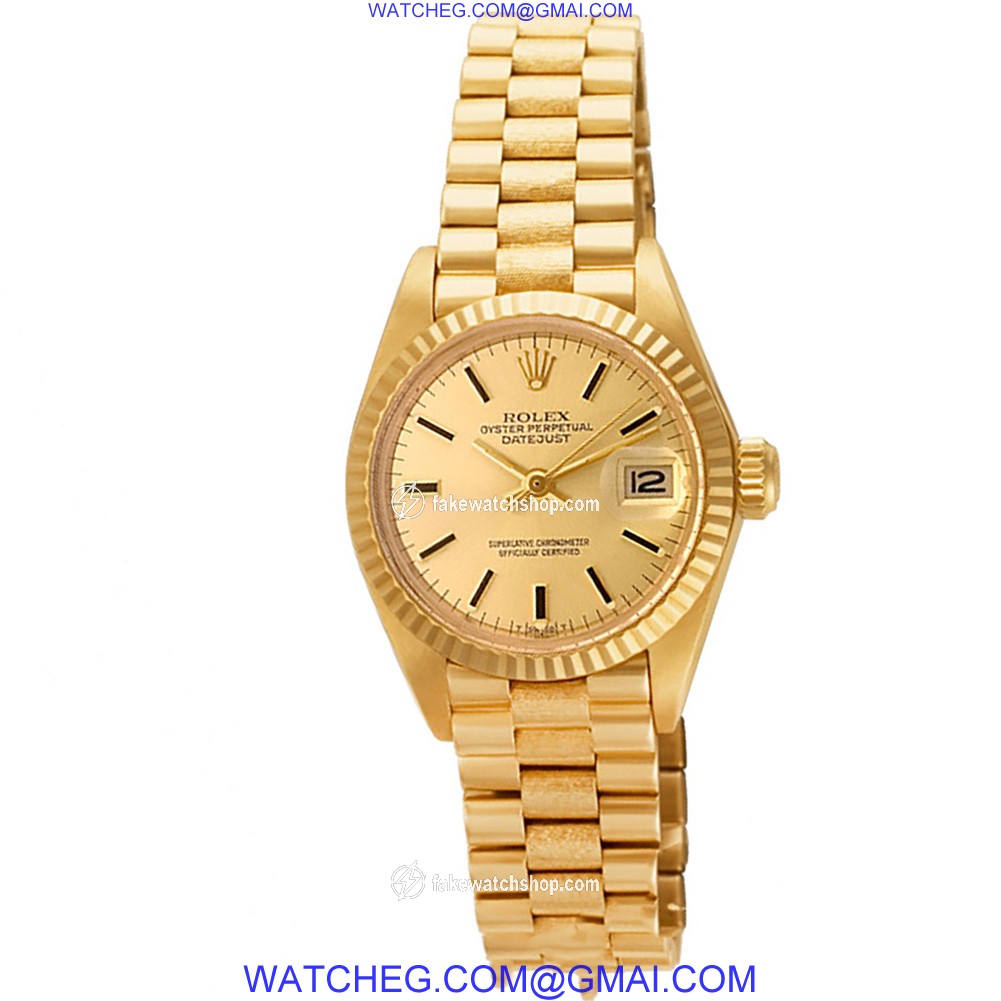 Rolex 6917 Datejust Automatic Female 18k yellow gold 2