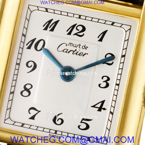 Cartier 45634 Tank Vermeil Quartz Female Vermeil 2