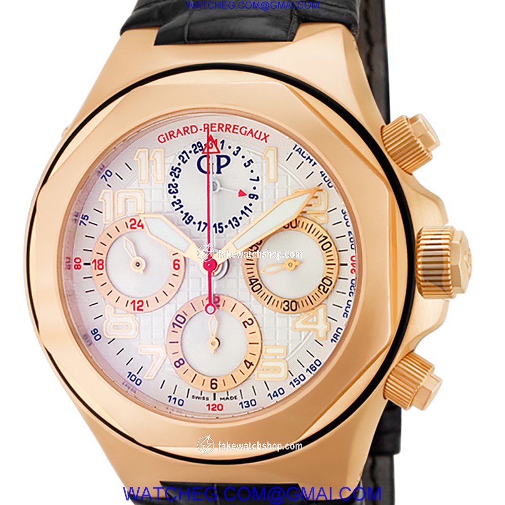 Girard Perregaux 80180-52-112-BBEA Laureato Automatic Male 18k rose gold 2