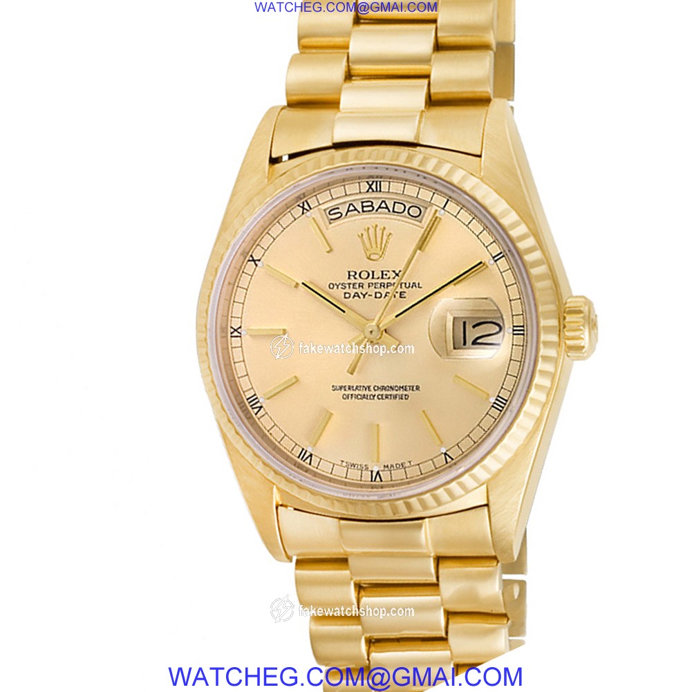 Rolex 18038 Day-Date Automatic Male 18k yellow gold 2