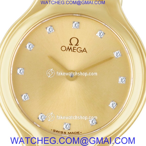 Omega 41601500 De Ville Quartz Female 18k yellow gold 2
