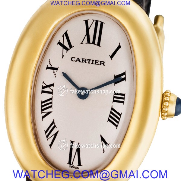 Cartier 1952 Baignoire Quartz Female 18k yellow gold 2