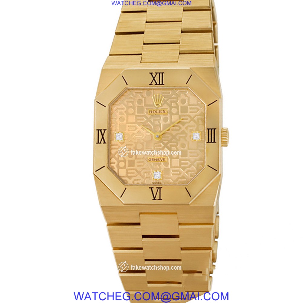 Rolex 4350/8 Cellini Manual Male 18k yellow gold 2