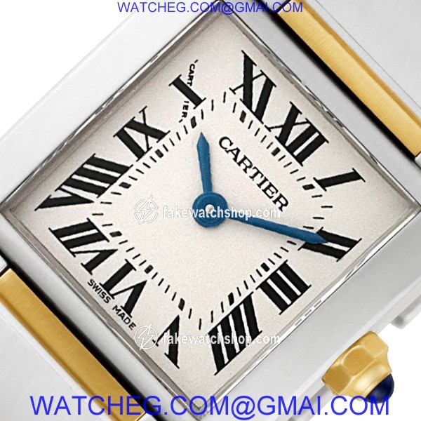 Cartier W51007Q4 Tank Francaise Quartz Female Stainless Steel 2