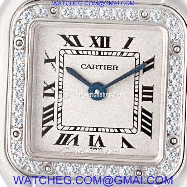 Cartier WF3091F3 Panthere Quartz Female 18k White Gold 2